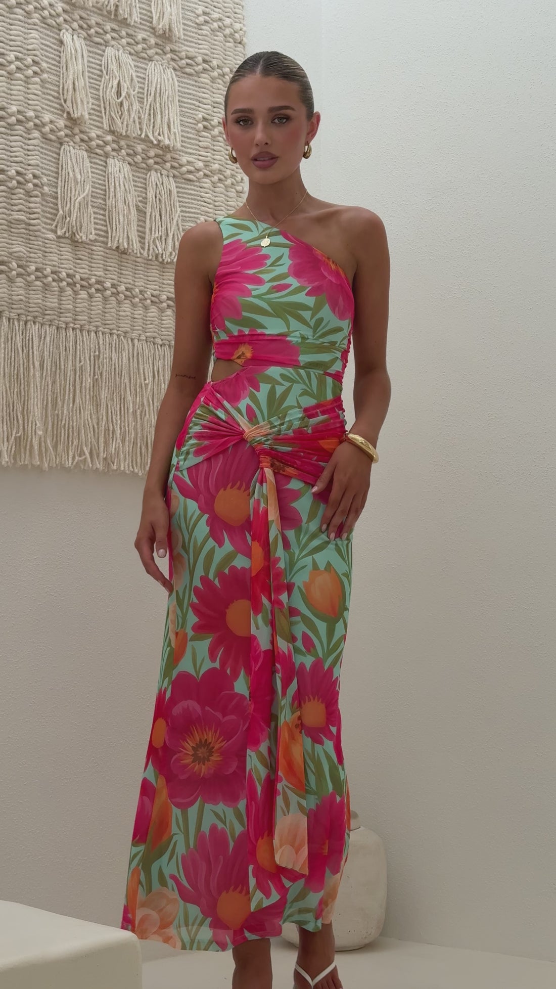Kourt Maxi Dress - Spring Floral - Billy J