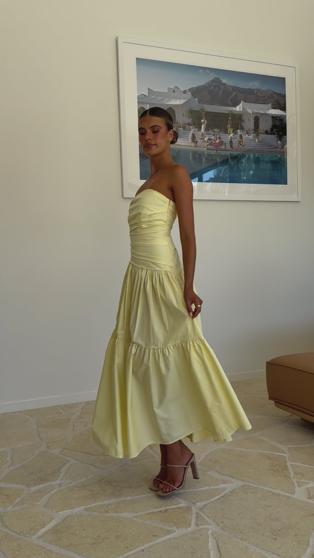 Lola Maxi Dress - Yellow - Billy J