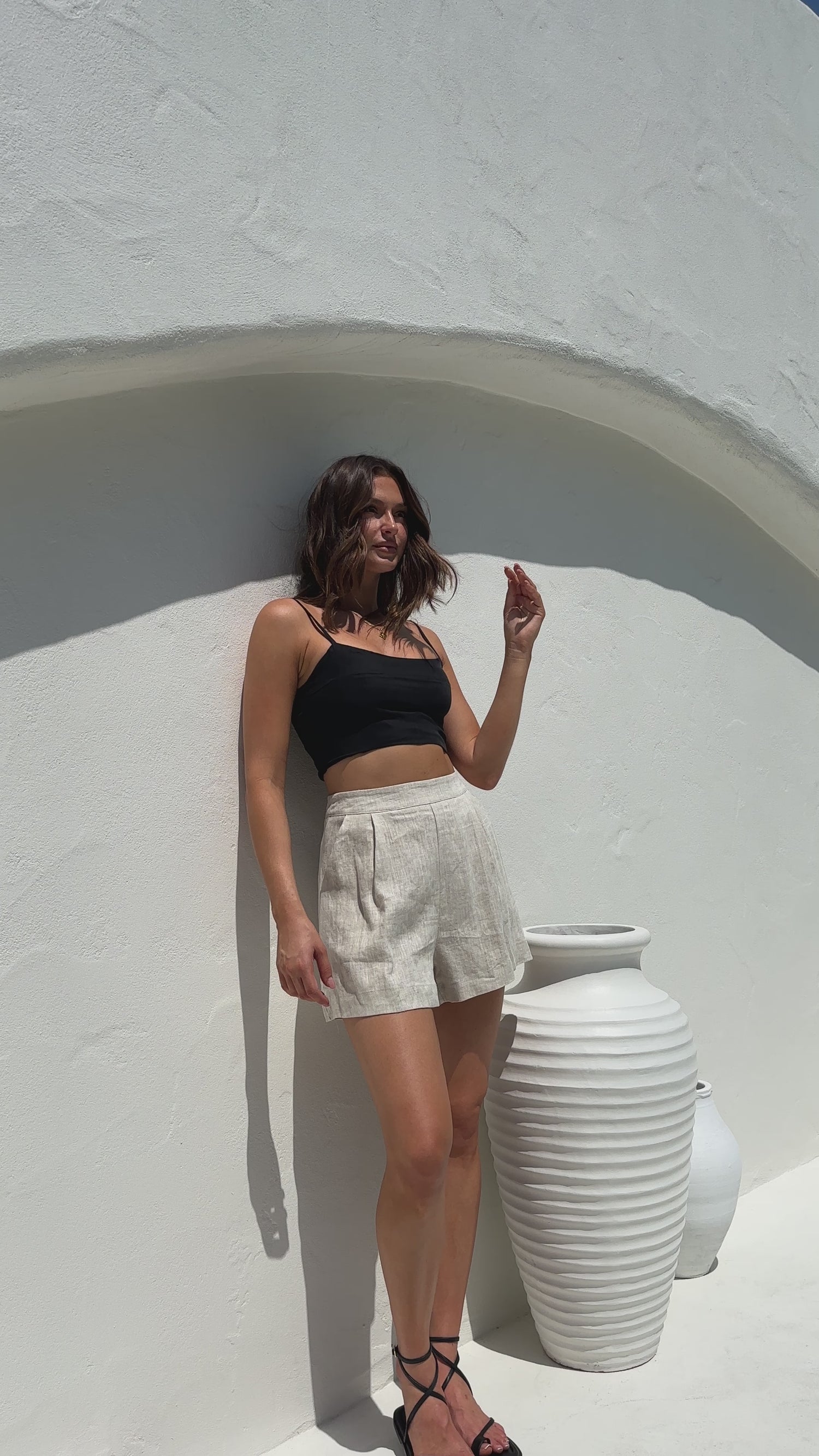 Tillie Shorts - Natural - Billy J