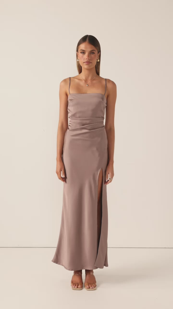 Ilana Maxi Dress - Mushroom - Billy J