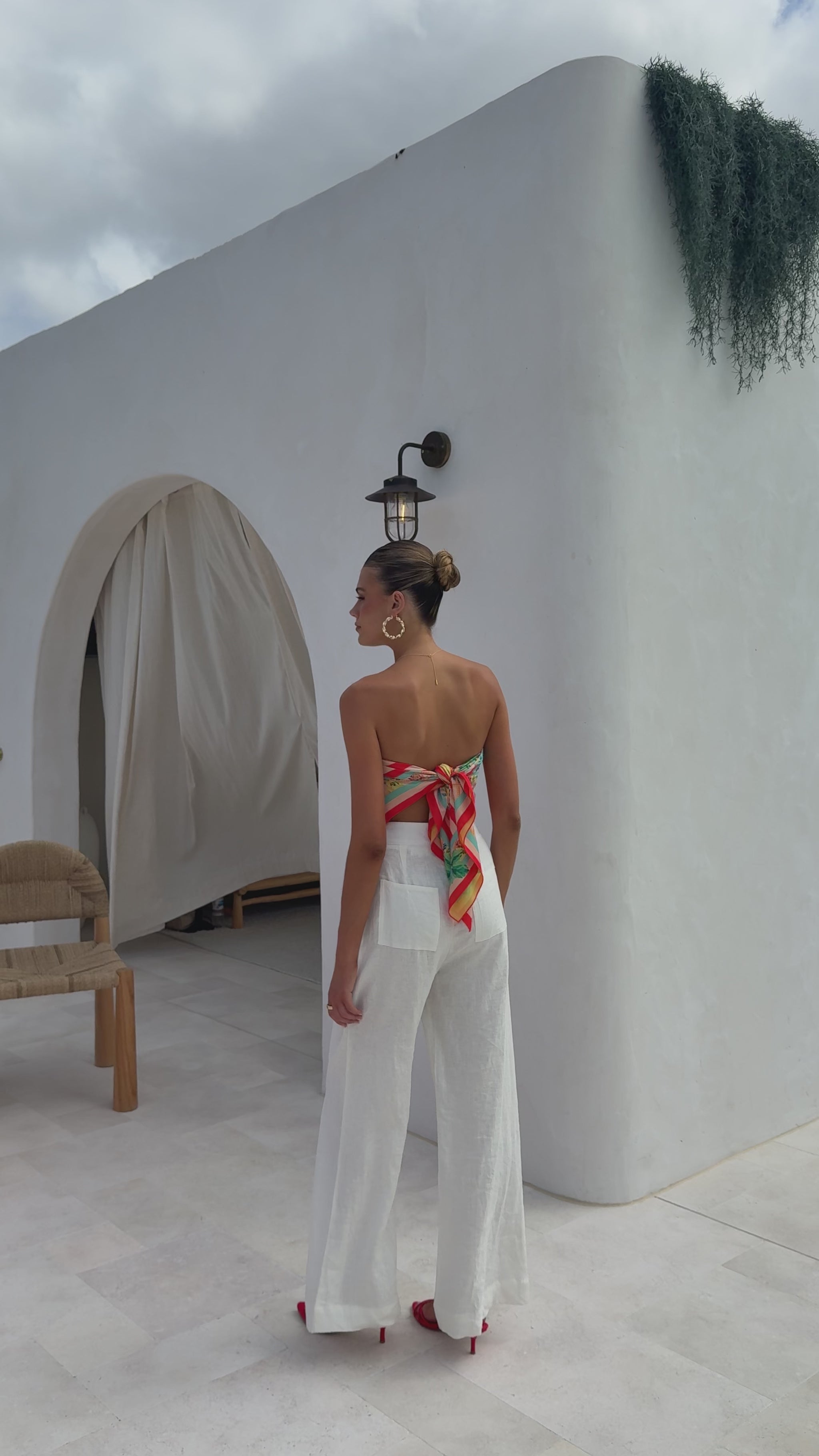 Imogen Scarf - Positano Red - Billy J