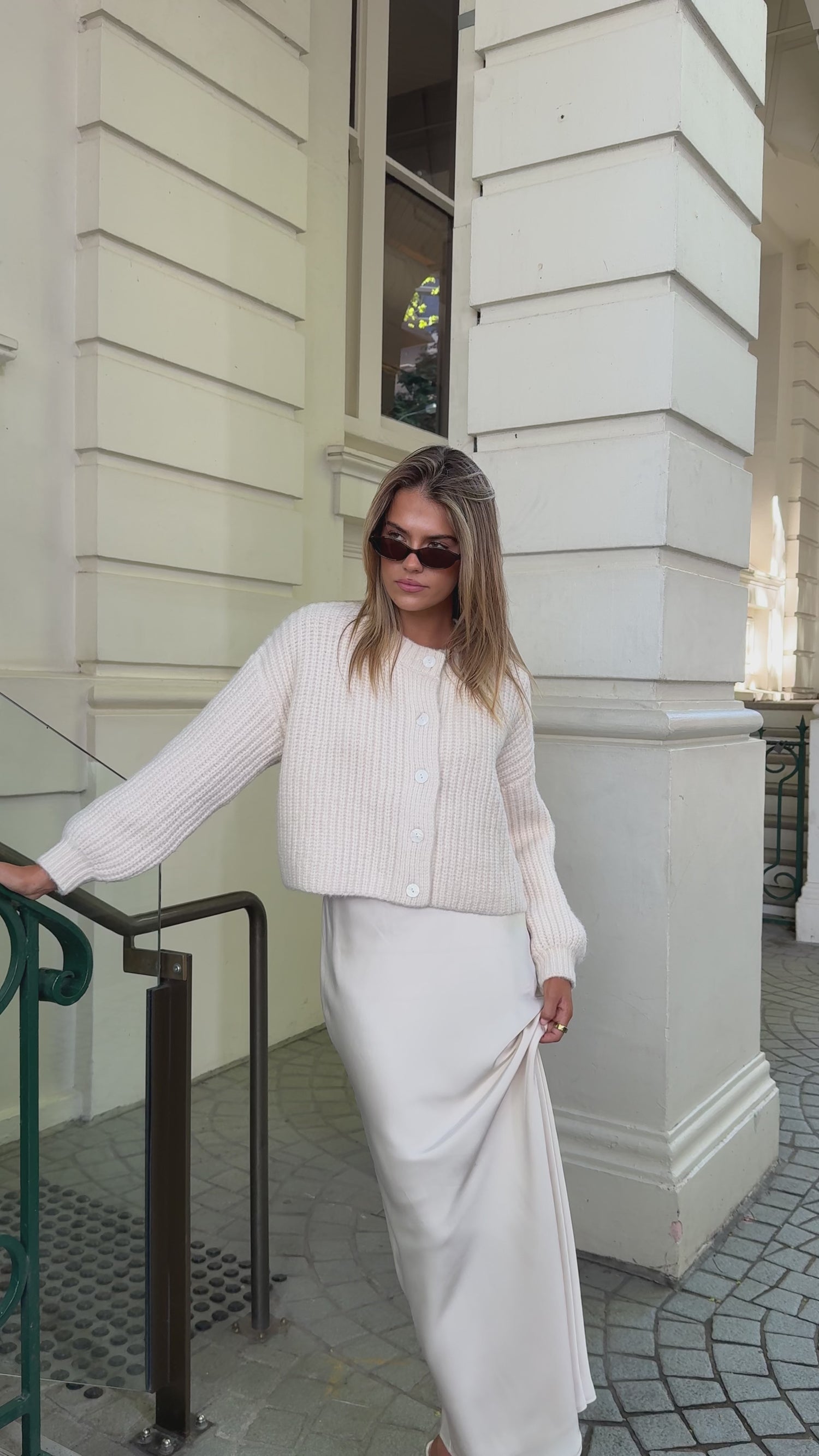 Ilah Cardigan - Cream - Billy J