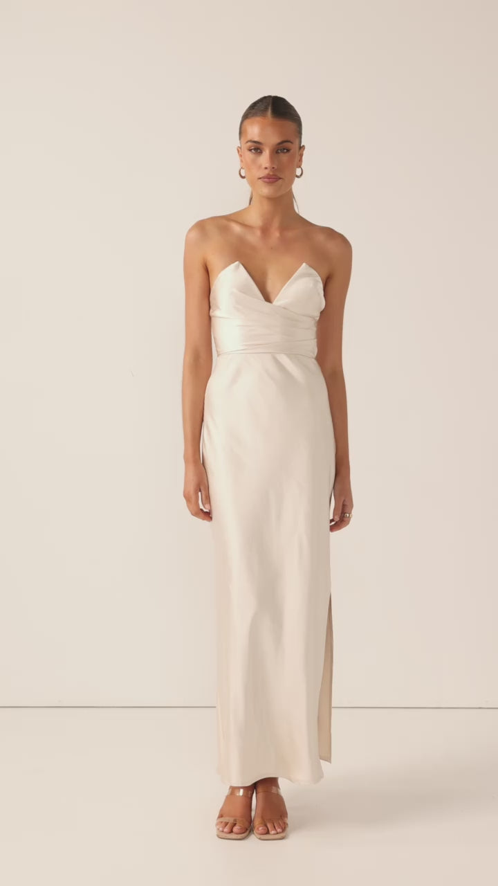 Valerie Maxi Dress - Champagne - Billy J