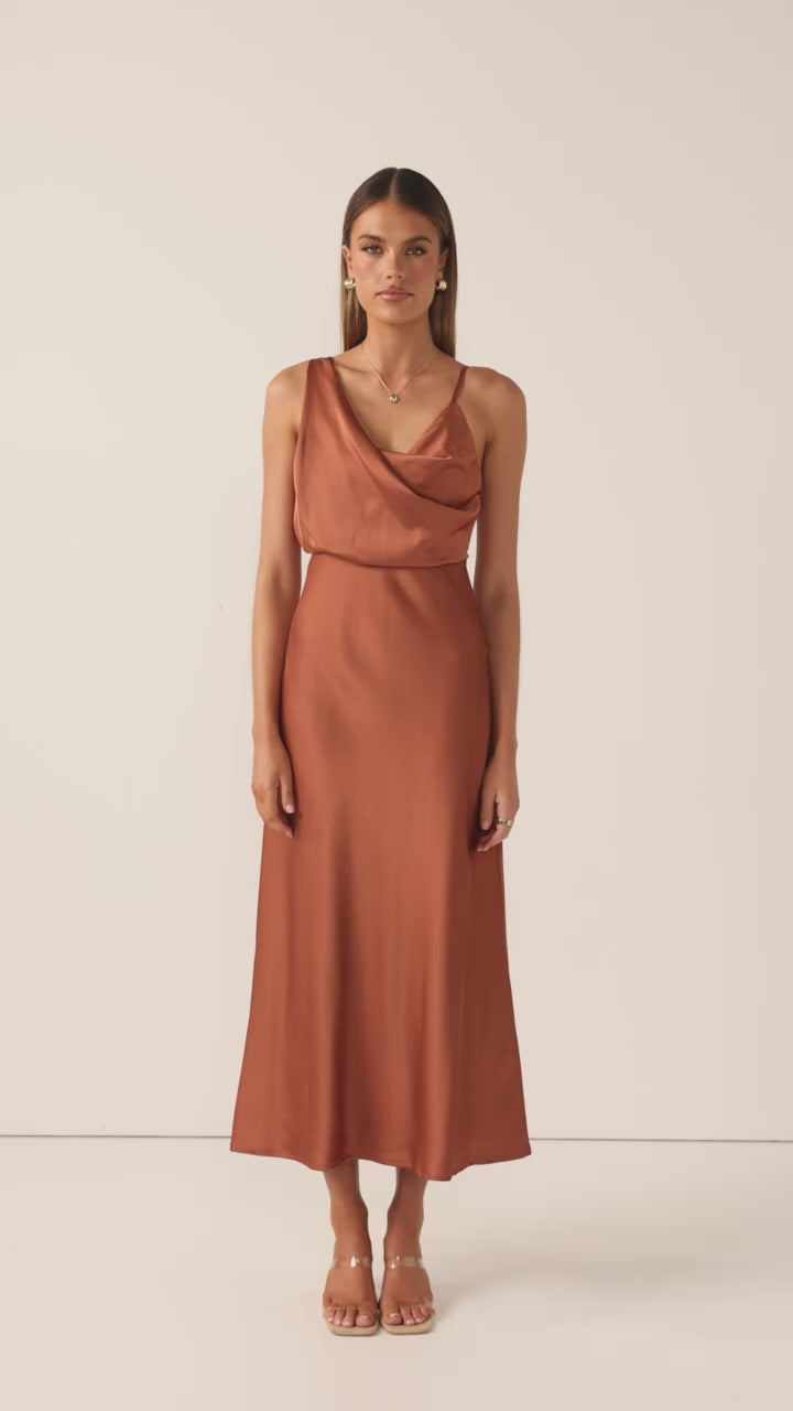 Load video: Audrey Maxi Dress - Copper