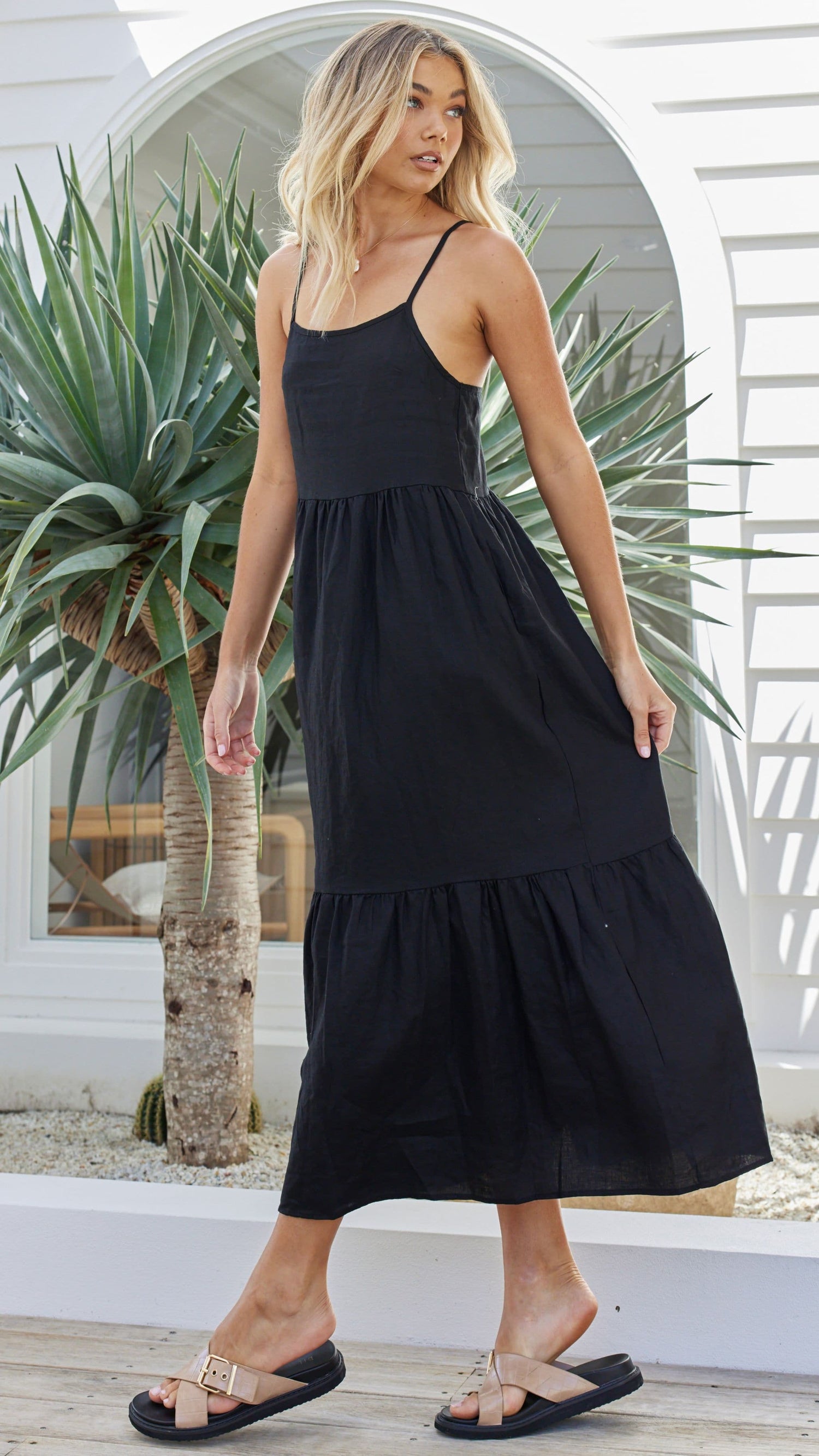 Nico Maxi Dress - Black - Billy J