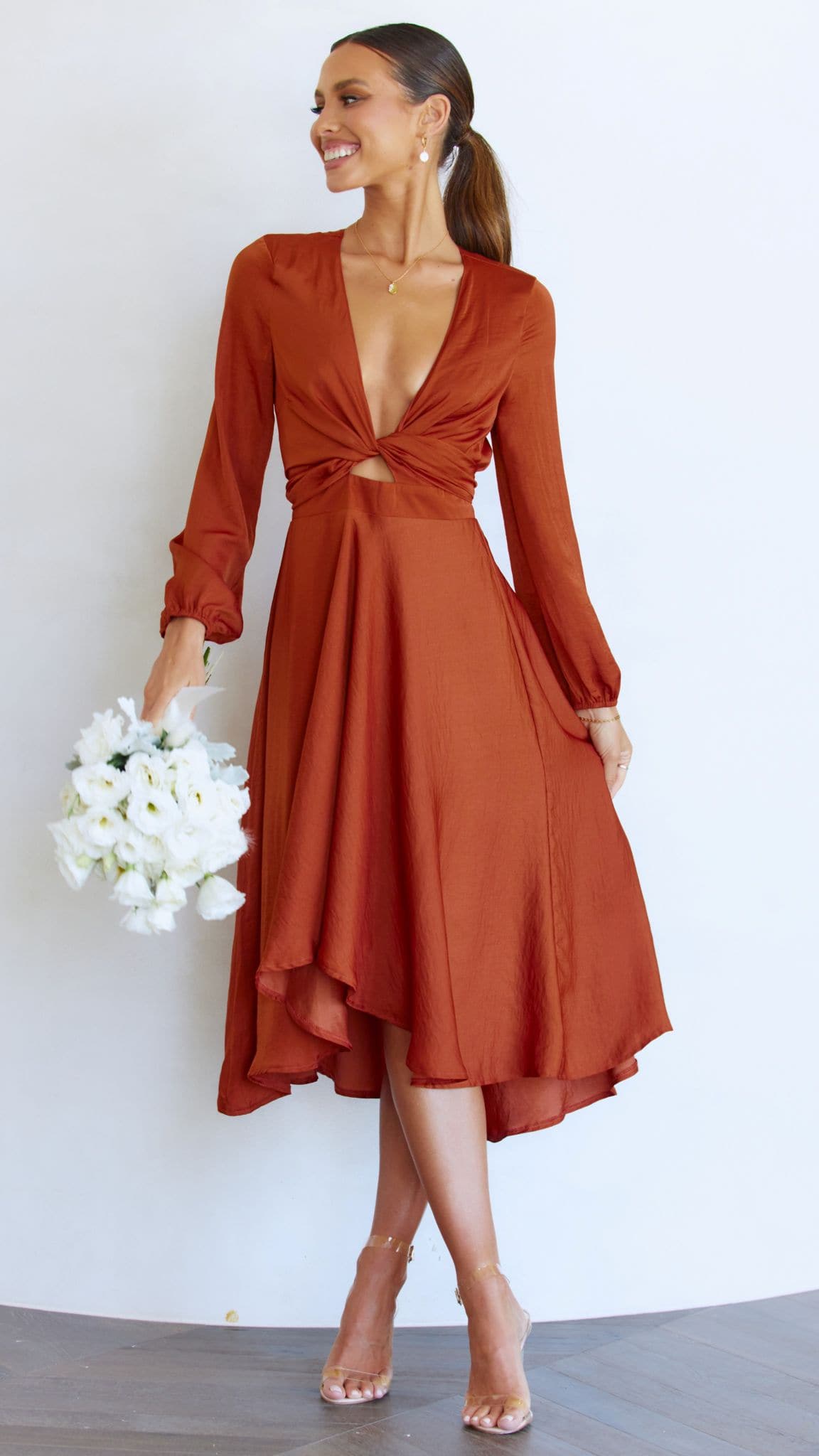 Starry Nights Dress - Rust - Billy J