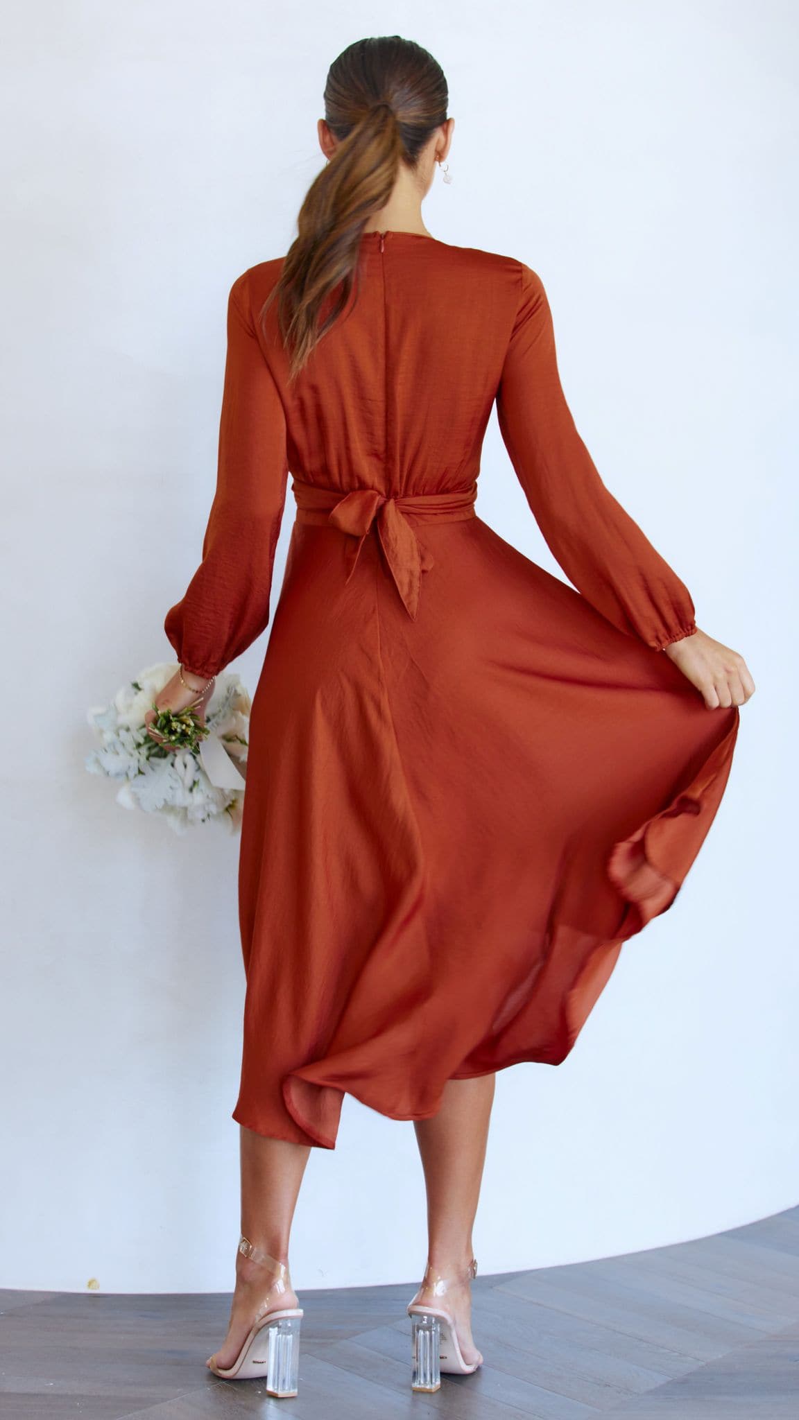 Starry Nights Dress - Rust - Billy J