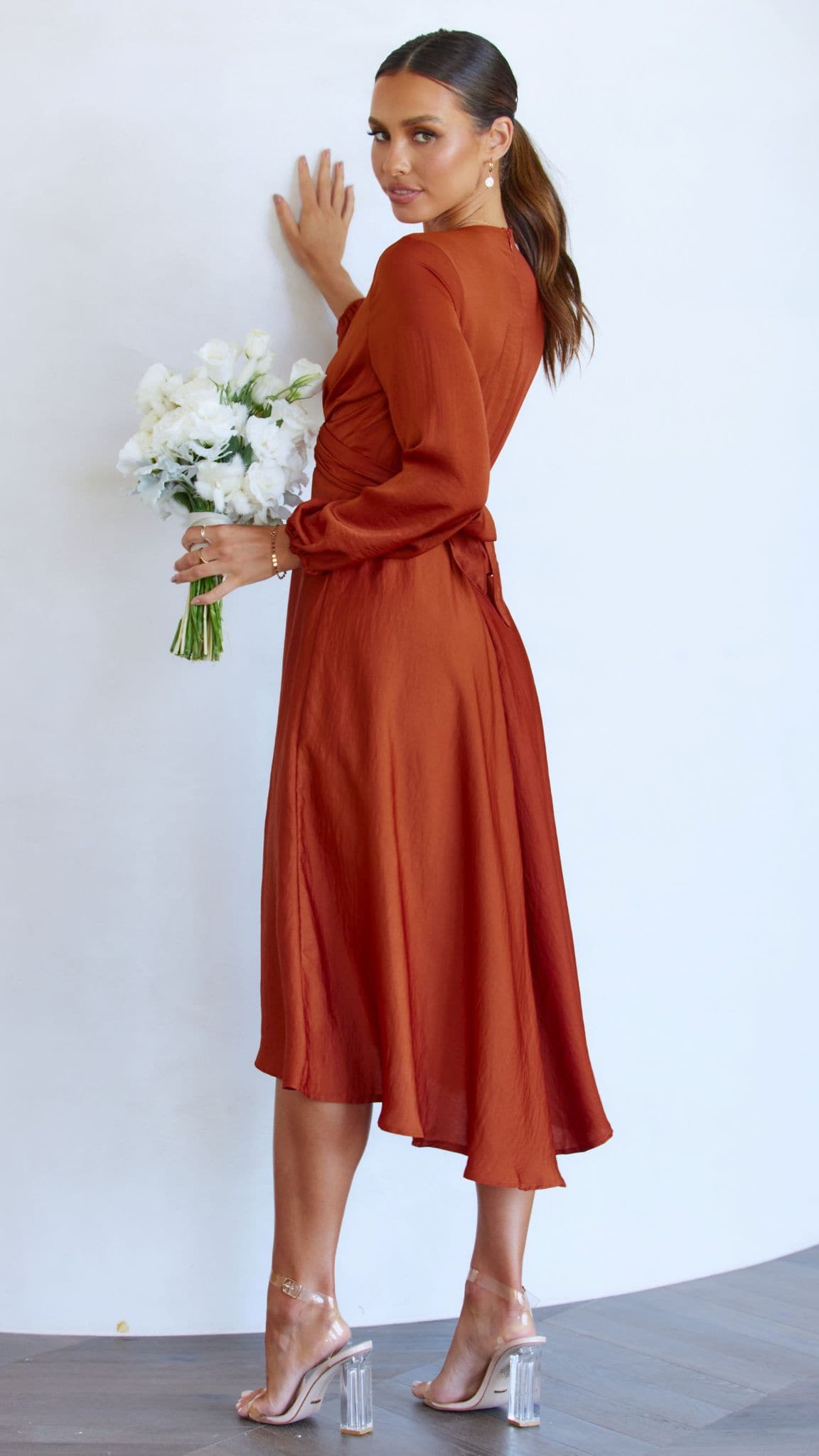 Starry Nights Dress - Rust - Billy J