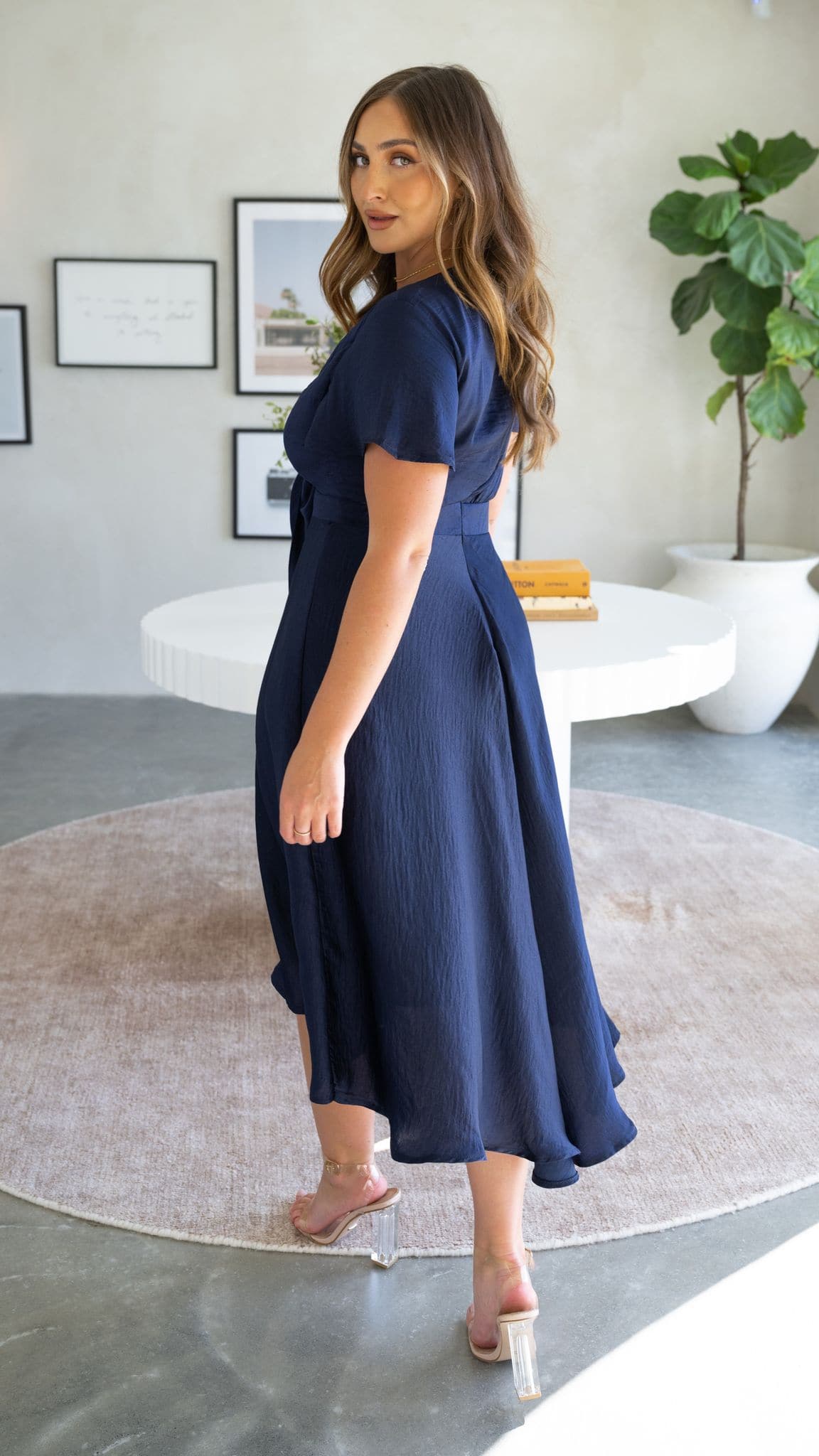Sunny Daze Dress - Navy - Billy J