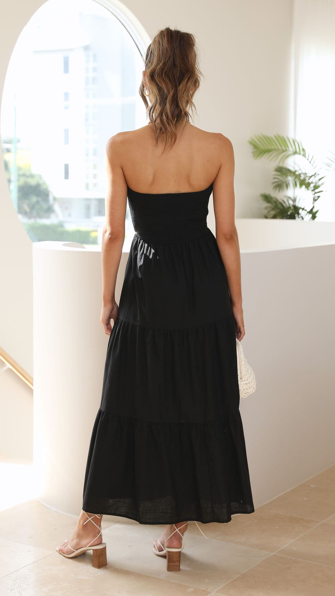 Brooke Maxi Dress - Black - Billy J
