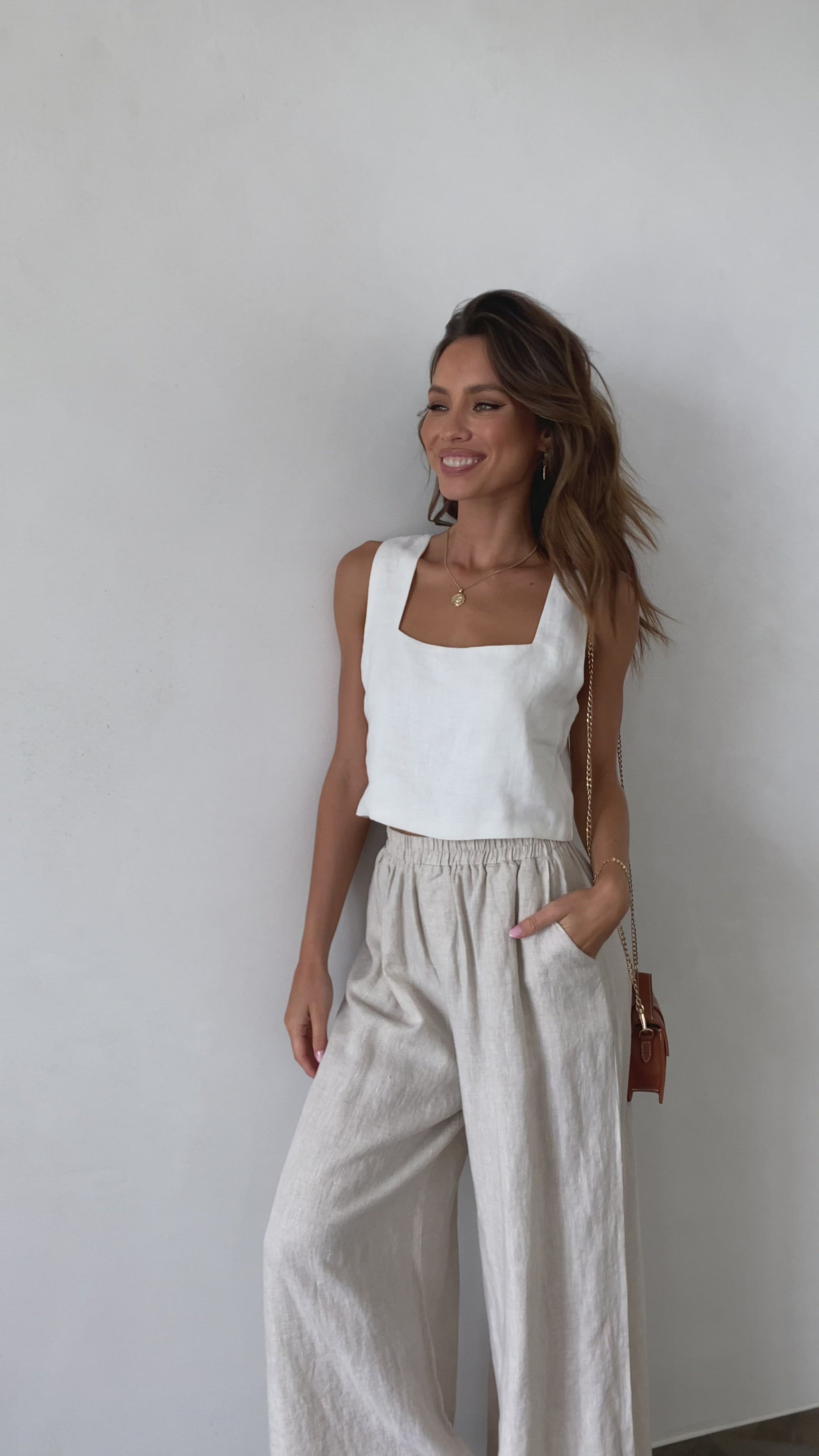 Oceana Pants - Natural - Billy J