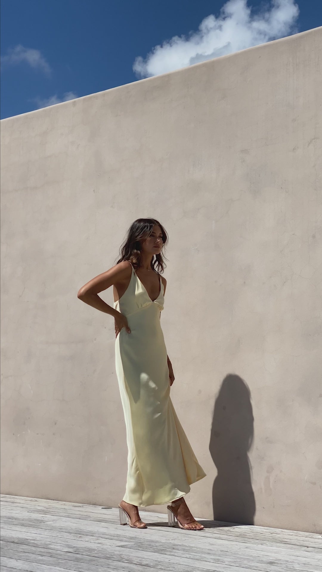 Ziah Maxi Dress - Lemon - Billy J