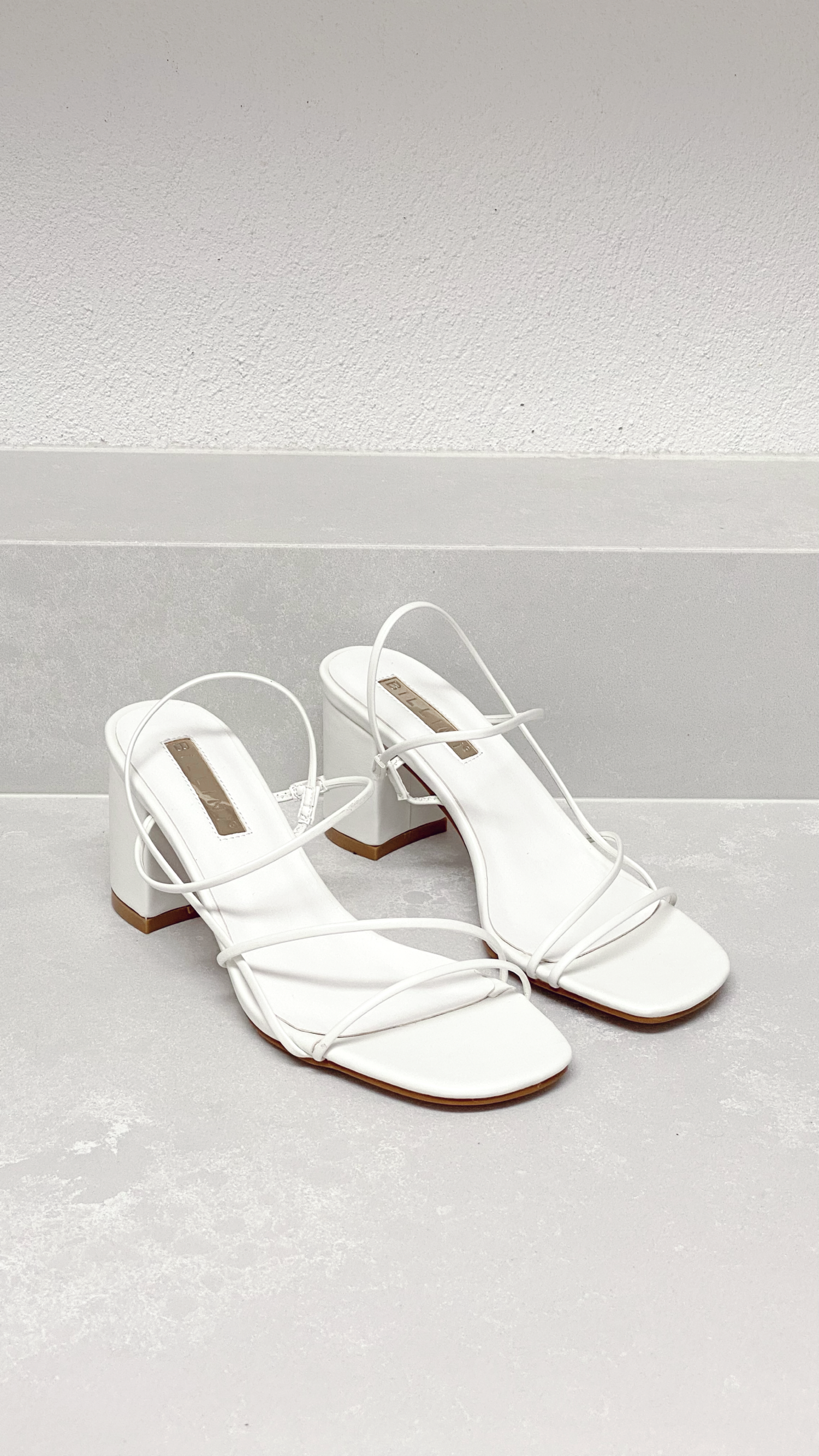 Yachi Heels - White - Billy J