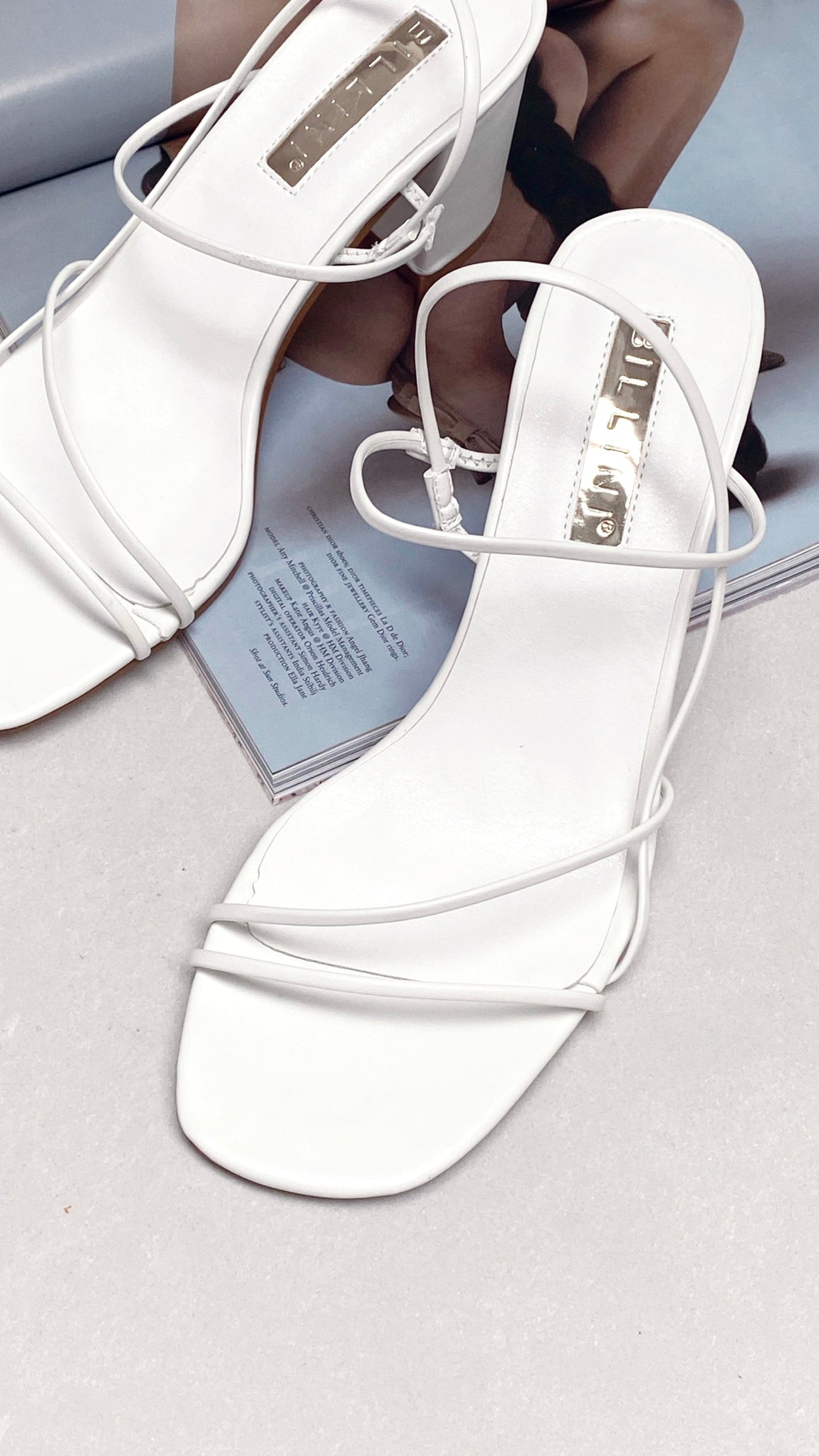Yachi Heels - White - Billy J
