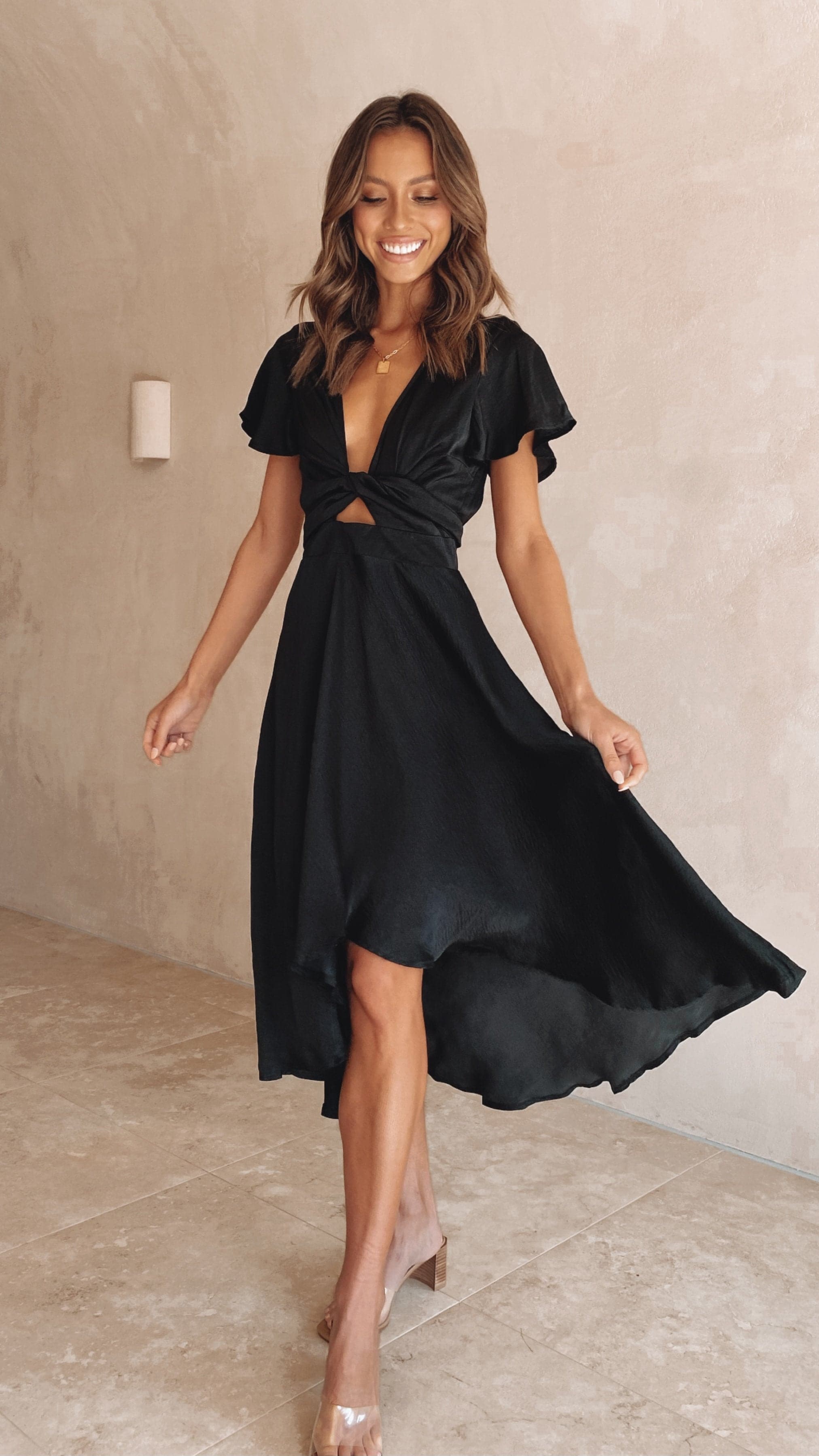 Sunny Daze Dress - Black - Billy J