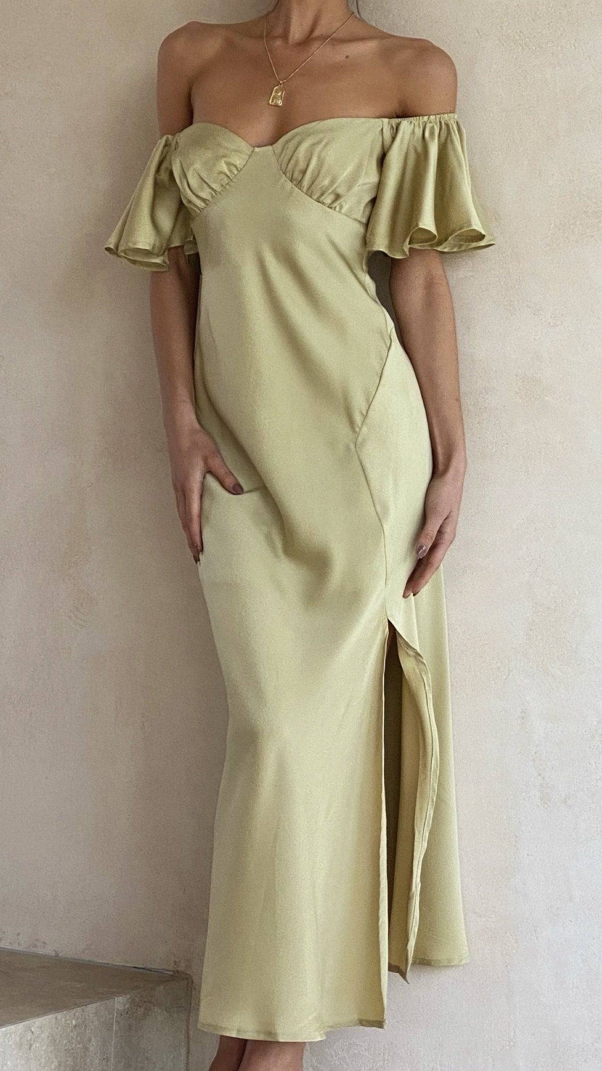 knee length dresses for ladies Louisa Midi Dress - Ivory - Buy Women's Dresses