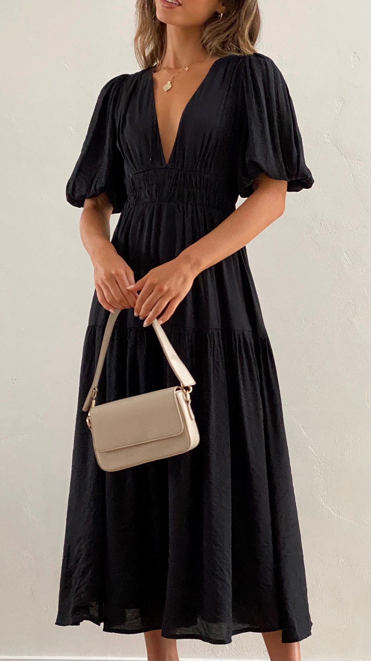 Erin Midi Dress - Black - Buy Women's Dresses