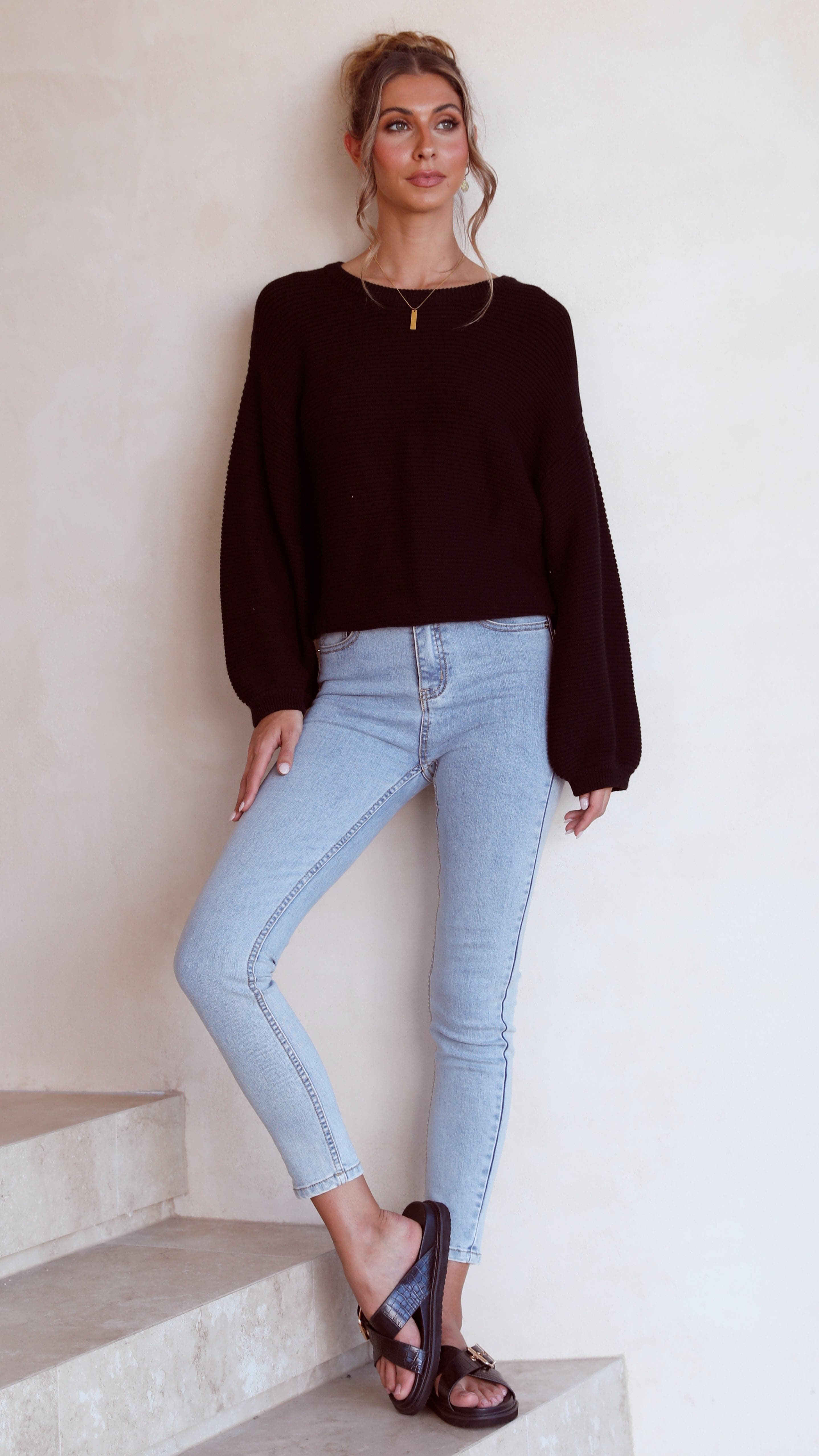 Carmel Knit - Black - Billy J