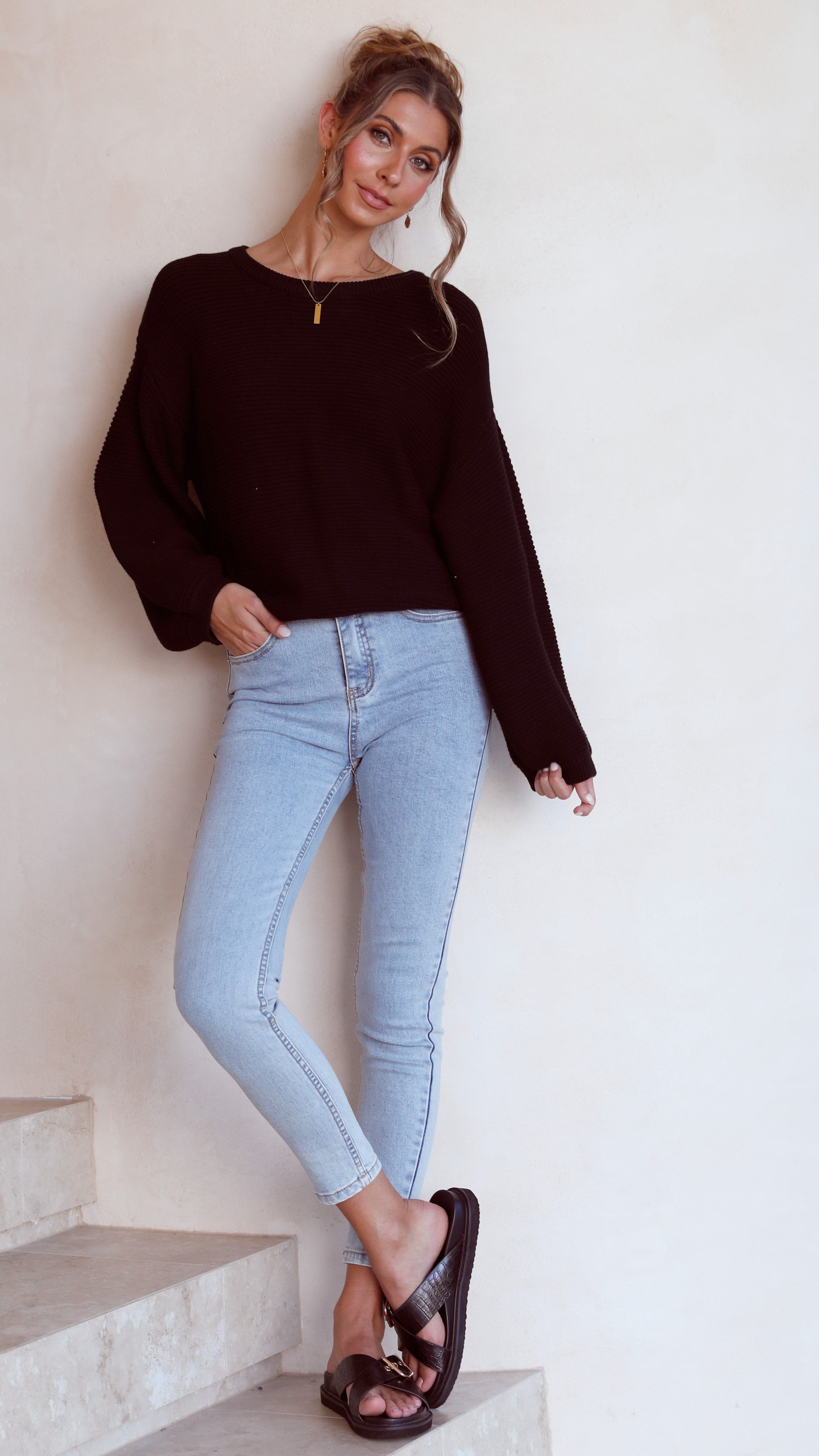 Carmel Knit - Black - Billy J