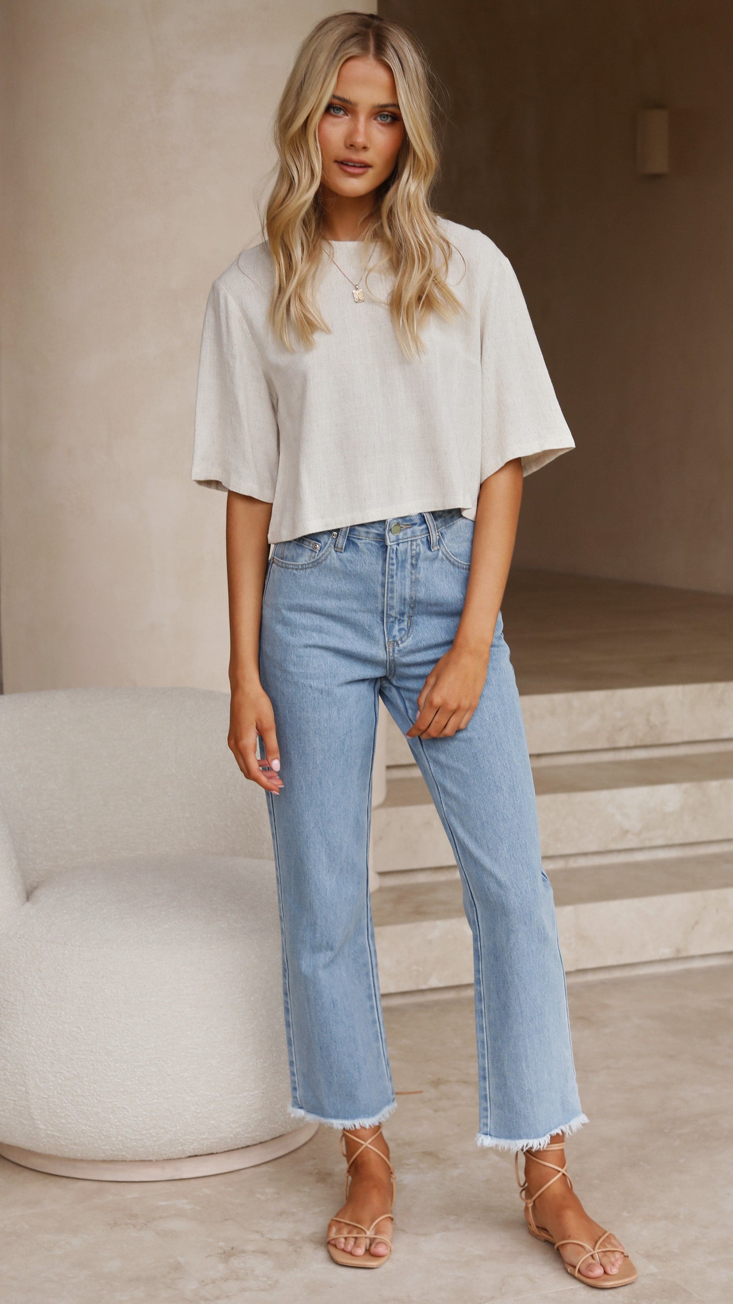 Charlotte Top - Natural - Billy J