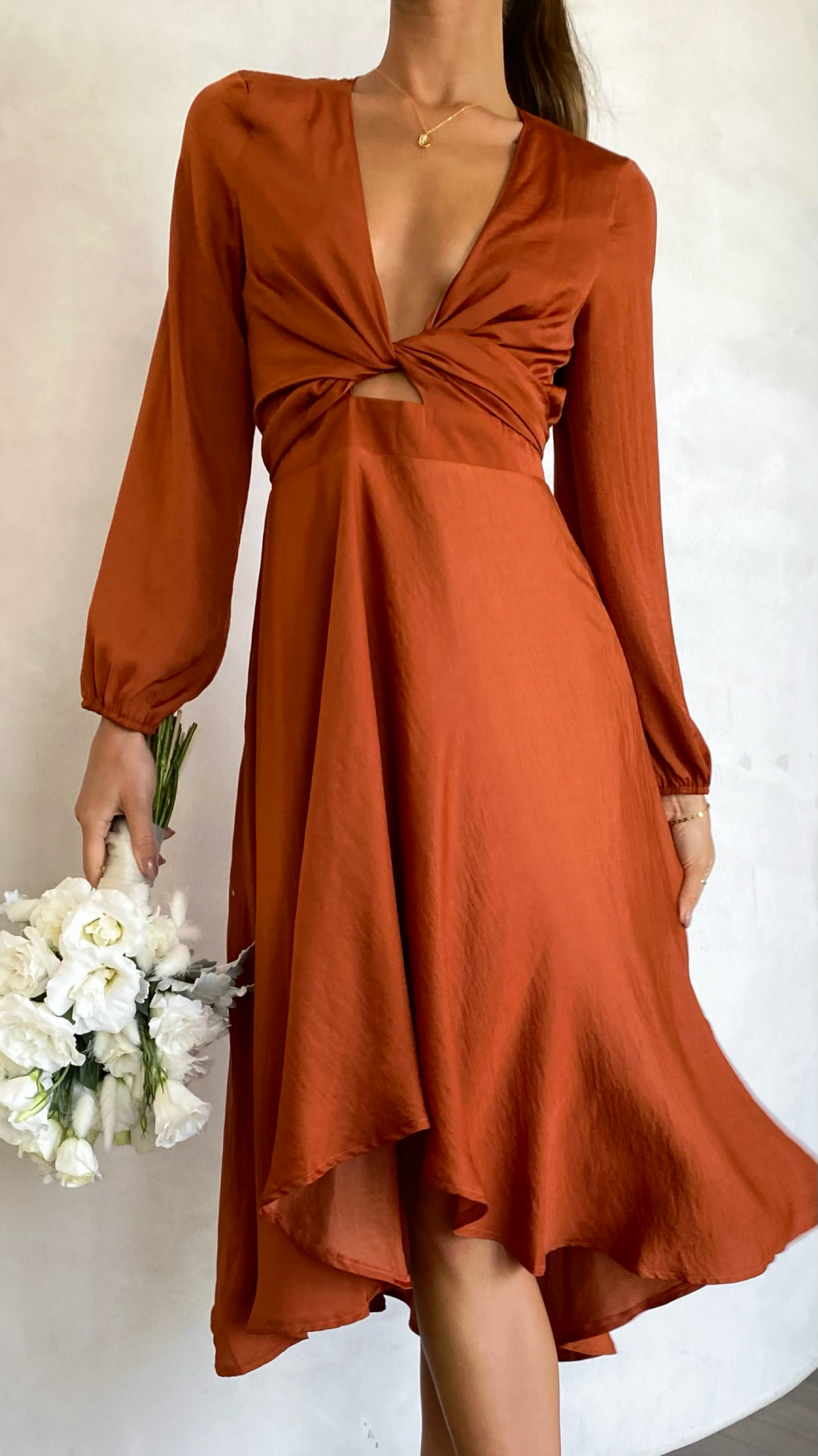 Starry Nights Dress - Rust - Billy J