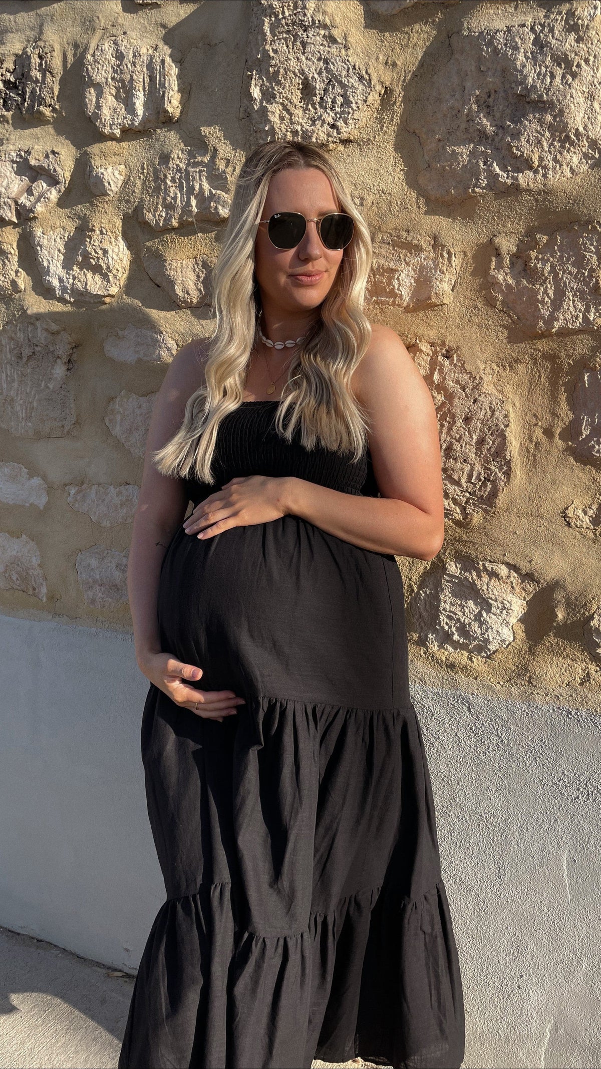 Brooke Maxi Dress - Black - Billy J