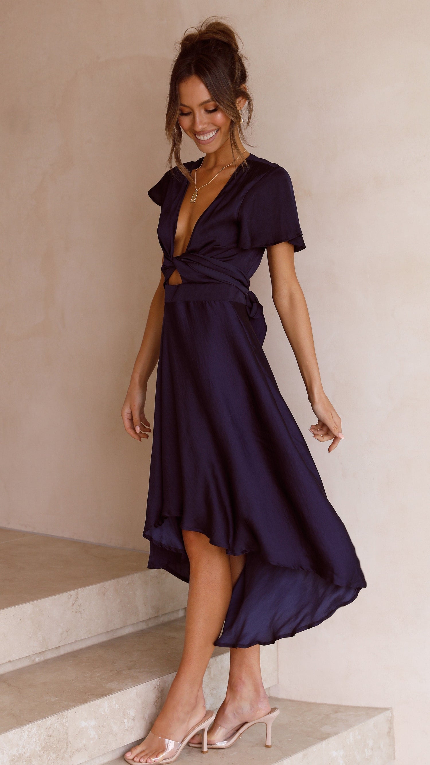 Sunny Daze Dress - Navy - Billy J